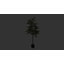 52'' Faux Rubber Tree Plant in Polyethylene (Pe) Pot