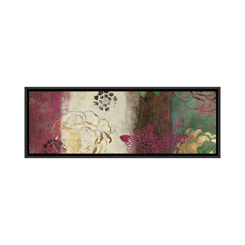 «Eden» par Asia Jensen, impression sur toile tendue, H 12 po x l 36 po x P 1,5 po, Cadre noir