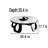 Modern Chinese Walnut Coffee Table-597606589
