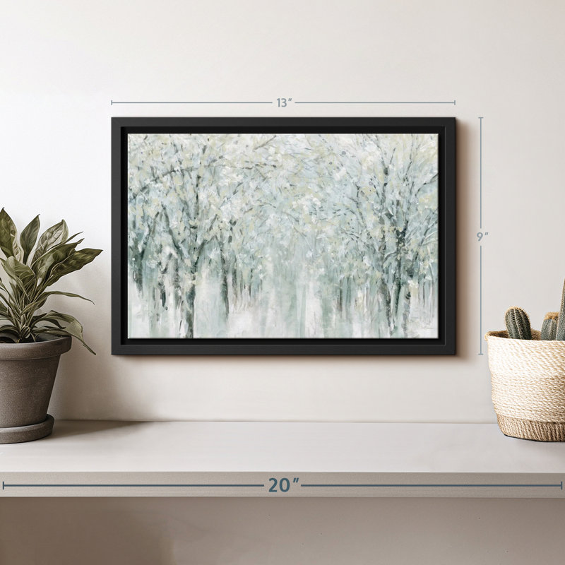 Cold Winter Mist Canvas Print, 9" H x 13" W