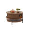 Table basse à plateau rabattable avec rangement