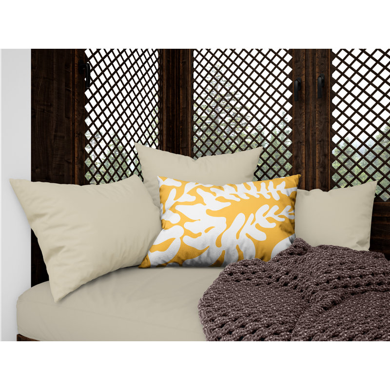 Housse et insert de coussin extérieur Garrison, Jaune