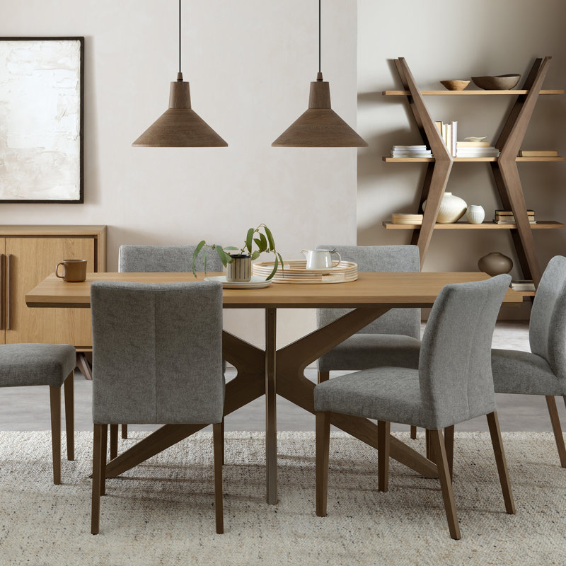 Solid Wood Base Dining Table