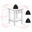 Richmond End Table with Storage