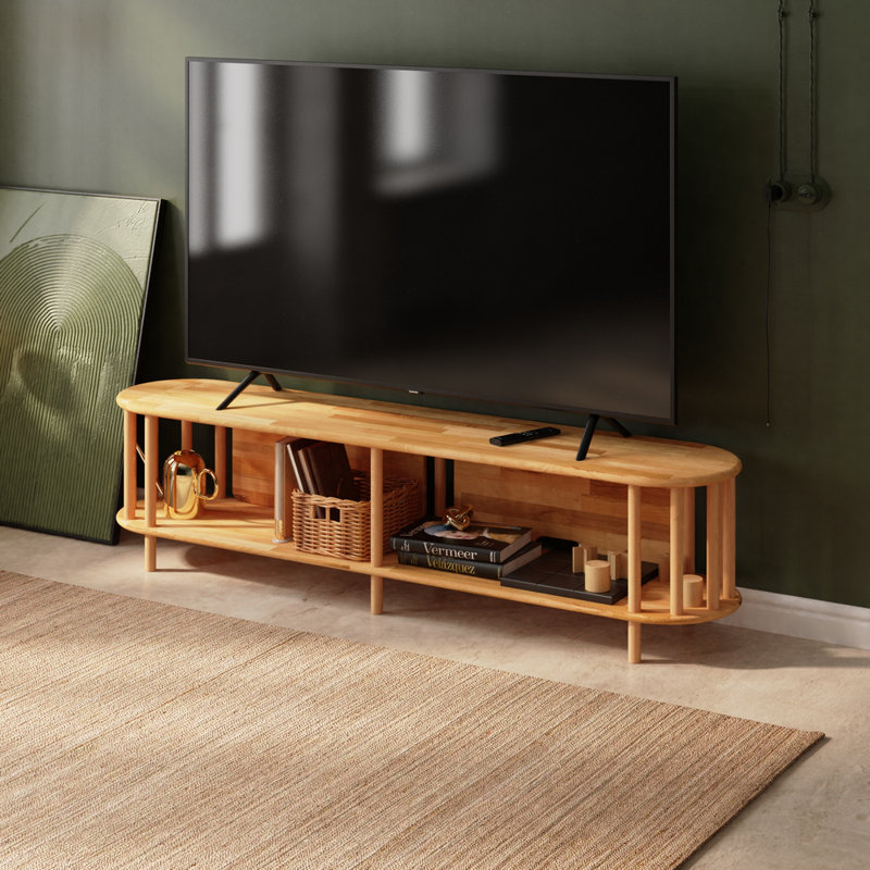 Meuble télé avec tablettes ouvertes Milan, 70.9"