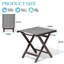 Table d'extérieur 17,1 L x 14,8 l-2056141354
