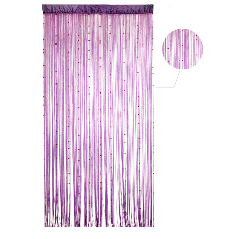 Paire de rideaux Alliya, Fuchsia
