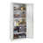 White - 80cm(w) x 40cm(d) x 180cm(h)