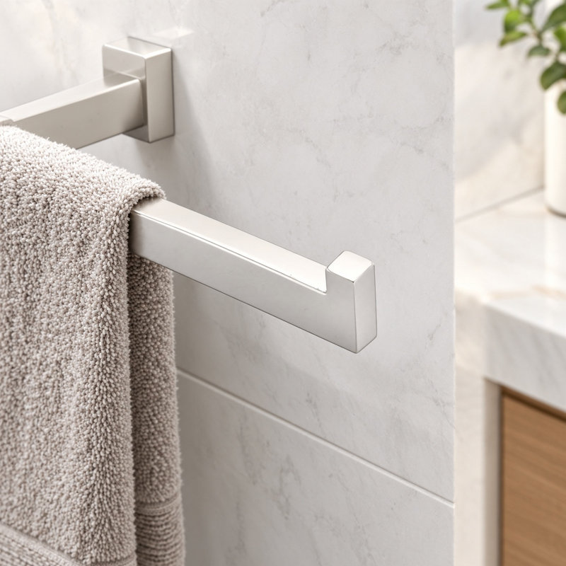 5-Piece Chrome Bathroom Hardware Accessories Set, Stainless Steel, Wall Mounted
