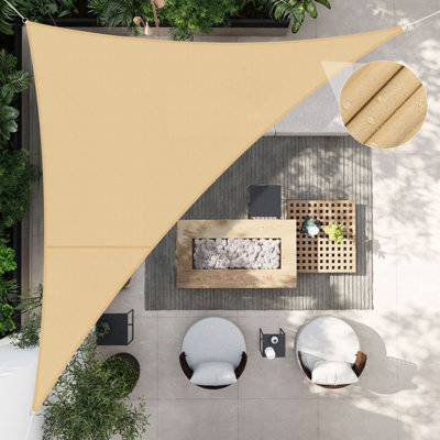 LoveStory Waterproof Triangle Sun Shade Sail