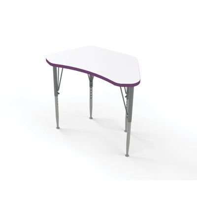 Manufactured Wood Adjustable Height Collaborative Desk