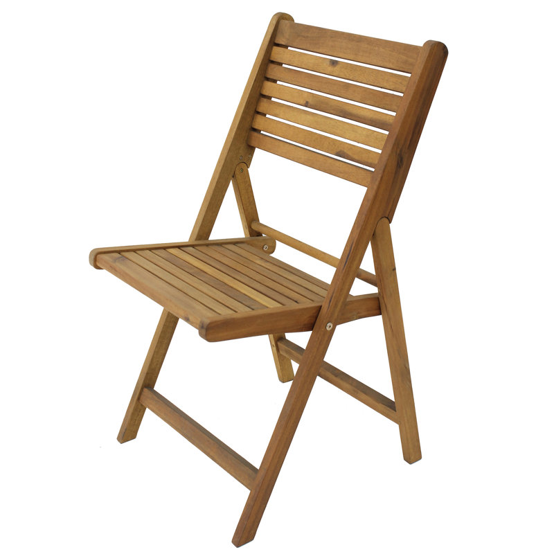 Chaise de terrasse pliante en acacia Canale