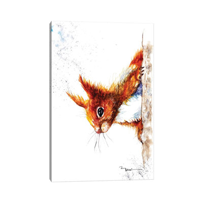 " Red Squirrel III " Painting Print