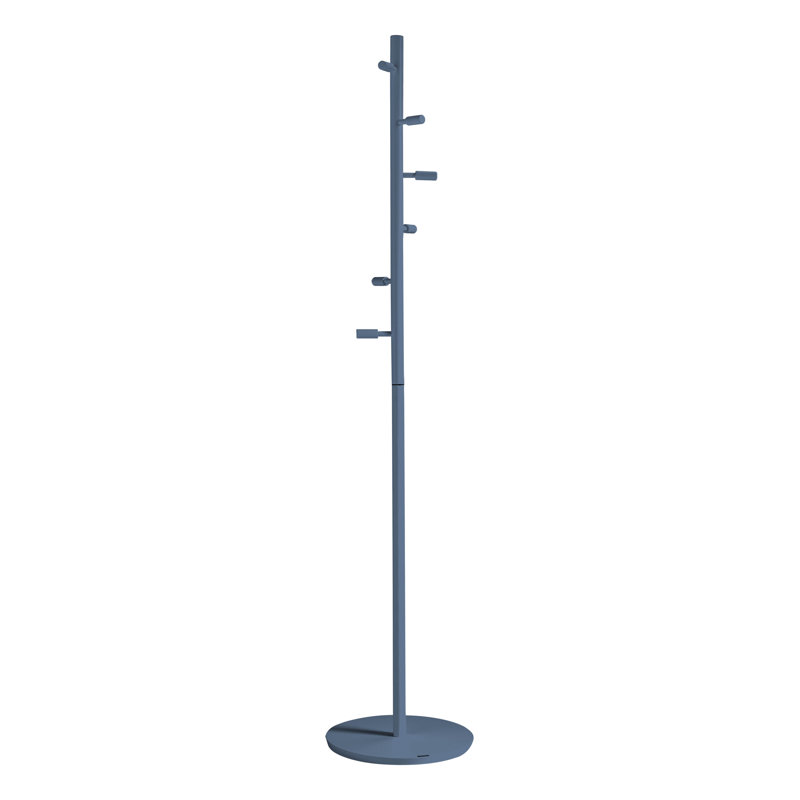 Hawkesbury Solid Wood Freestanding Coat Rack, Blue
