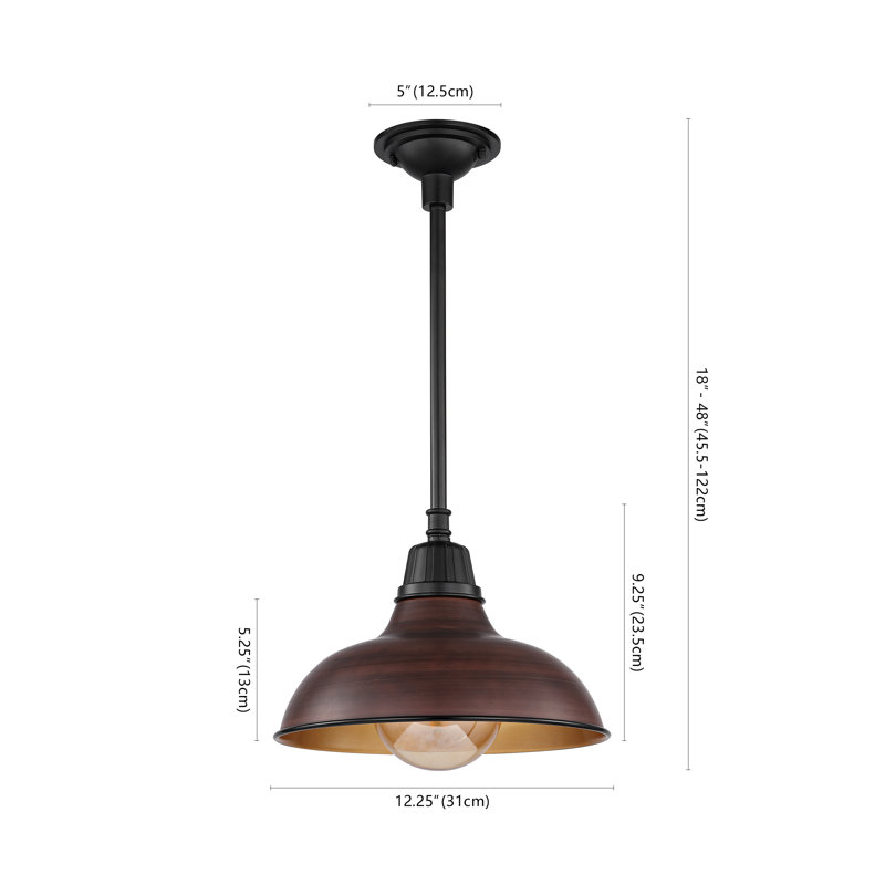 Mamani Outdoor Pendant, Copper