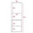 Mila Bathroom Cabinet, Two Interior  Shelves, Two External Shelves, Single Door Cabinet -Smokey Oak-885242741