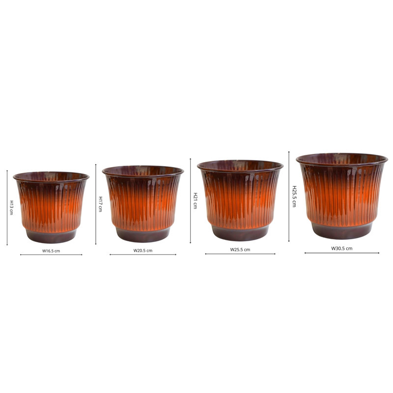 Pot Planter, Orange