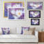 Fleur blanche - impression sur toile avec cadre flottant-395865628-395865826