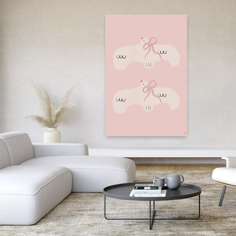 Art contemporain, art d'oiseau moderne, H 60 po x l 40 po