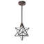 10" Wide Moravian Star Pendant