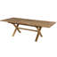 Xiao Rectangular Teak Extendable Outdoor Dining Table , 180cm cm W 100cm cm D