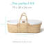 Organic Palm Moses Basket-93419547