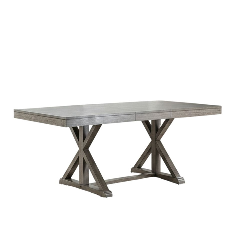 Table de salle à manger Ashton Grey Trestle