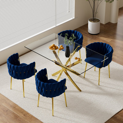 Ashveen Rectangular Restaurant Dining Set