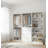Kalinikos Freestanding Walk in Wood Closet System-212839004