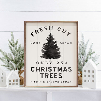 Only 25c Christmas Trees White