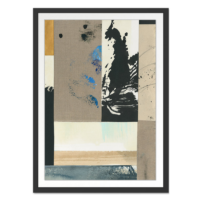 Assemblage 1 Print by Ngo, PC, Black Single Picture Framed, 30'' H x 22'' W