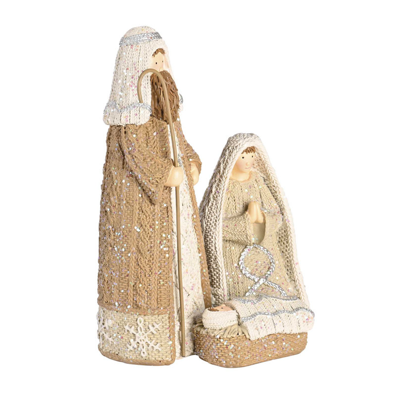 Nativité 1 pièce aspect tricoté 5,75H