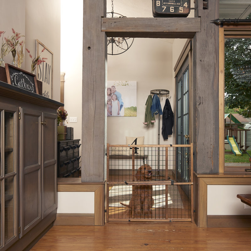 Farmhouse Collection Tall & Wide Retractable Baby Gate