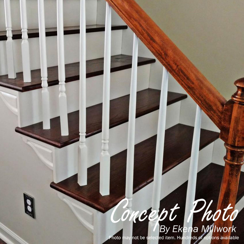 White Polyurethane Decorative Stair Bracket Moulding
