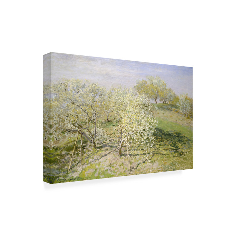 Winston Porter Fruit Trees In Bloom On Canvas Print - Wayfair Canada