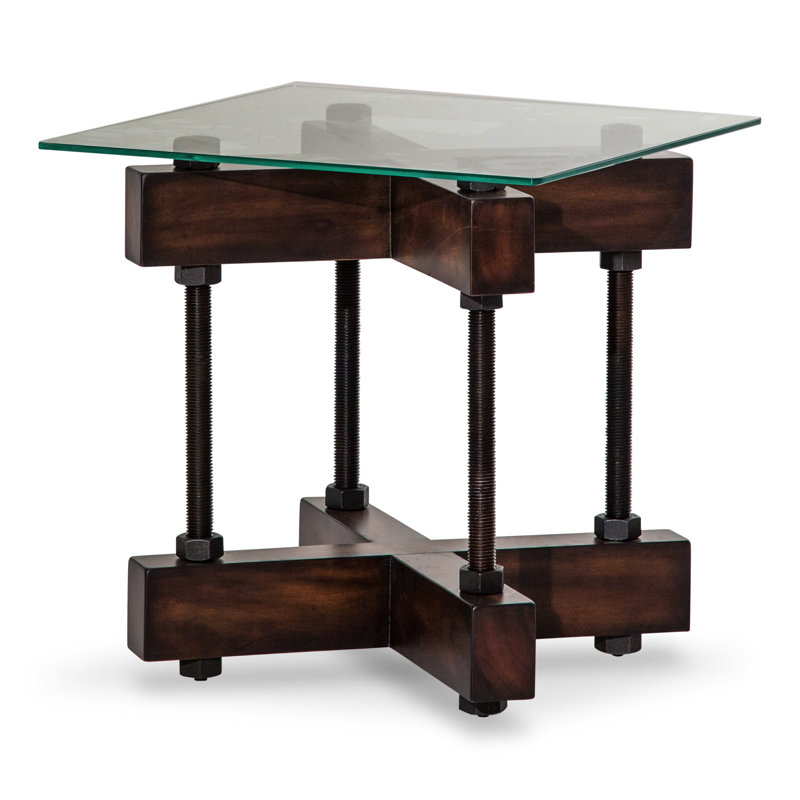 Killington Glass End Table
