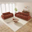 Très grand canapé confortable, tissu de velours doux, fond en éponge haute densité 32D, aucun assemblage requis-517008040-517008046