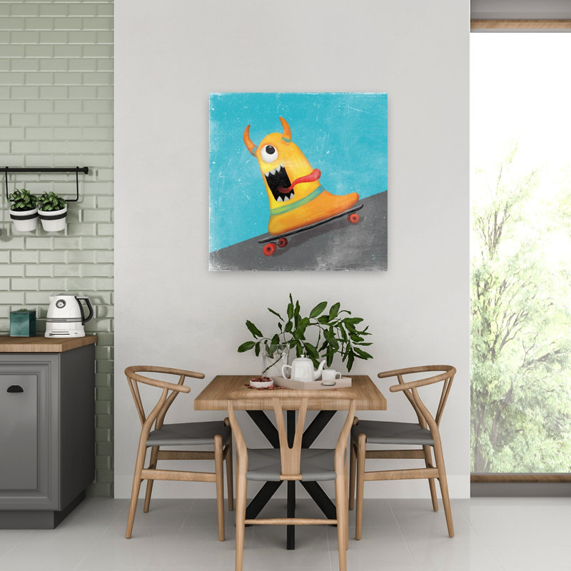 Art contemporain fantaisiste Xtreme Monsters IV, H 32 po x l 32 po