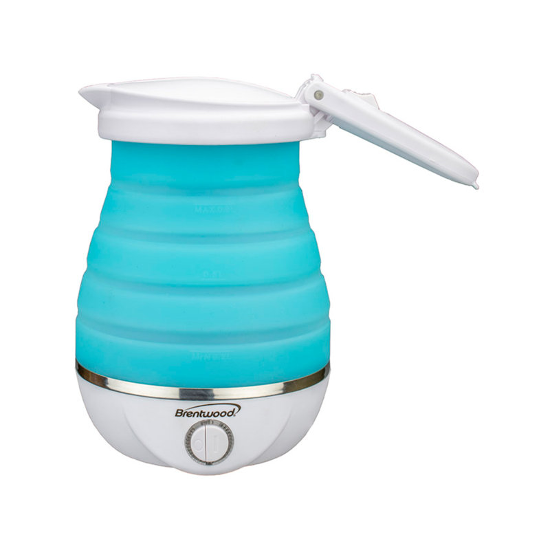 Brentwood Plastic Electric Tea Kettle, Blue