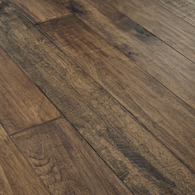 Parquet massif en bois de teck blanc de 5 po Cordova Collection
