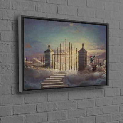 3D Banksy Boy Printed Canvas Wall Art Perfect for Modern Home Decor and Unique Gift Idea