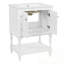 Meuble-lavabo avec lavabo, 2 portes et tablette ouverte-829673754
