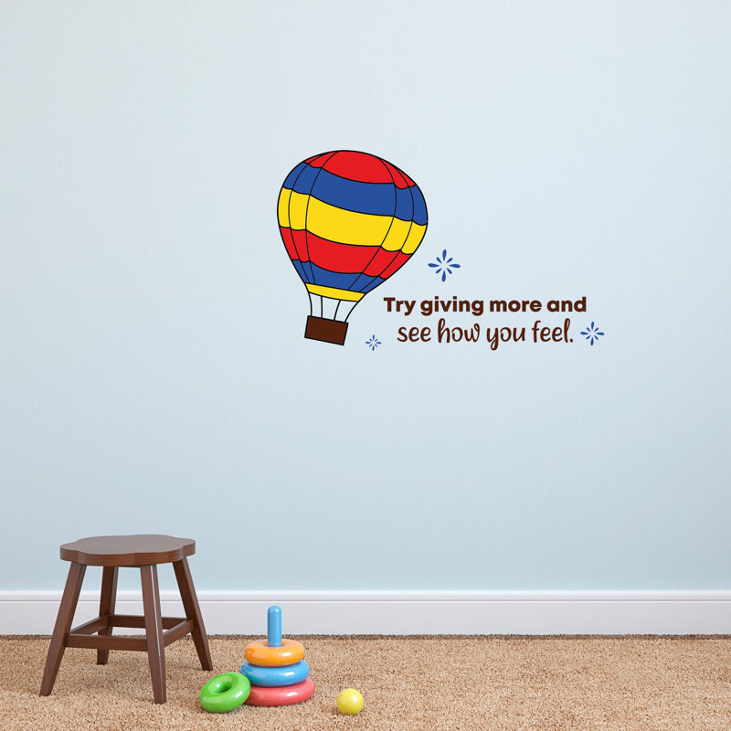 Text & Numbers Wall Decal, 15" H x 30" W x 0.05" D