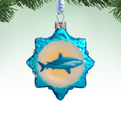 3'' Handmade Glass Animals Holiday Shaped Ornament