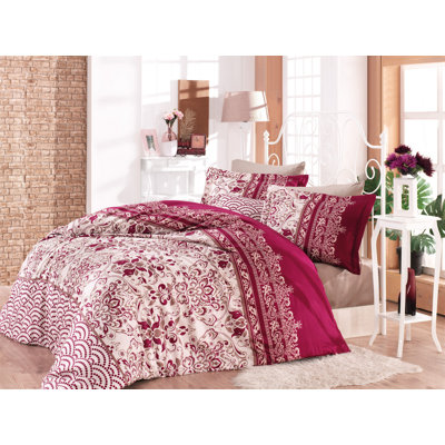 Cotton Floral Duvet Cover