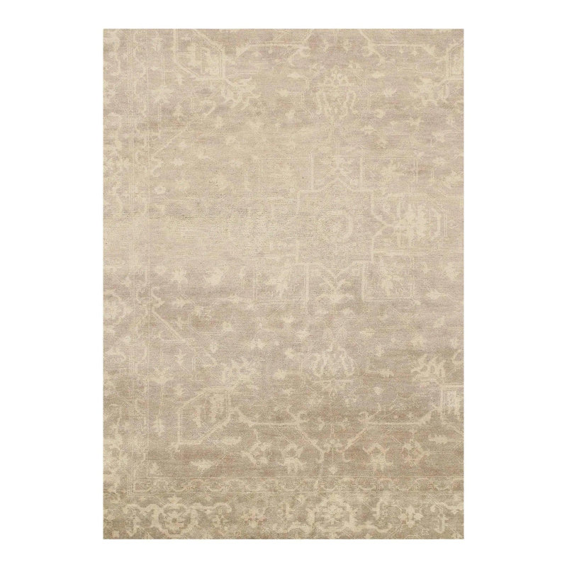 Oriental Area Rug in Brown