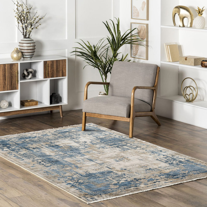 Tapis rectangulaire Yeisy, Rectangle 5 pi 11 po x 9 pi 3 po