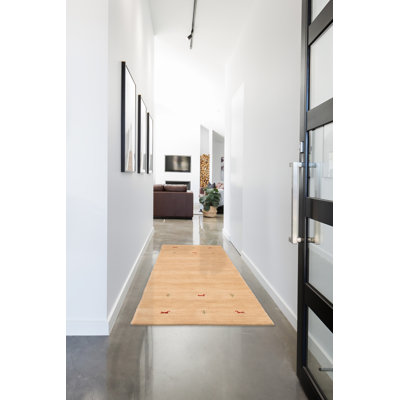 Tapis de couloir unique en laine 2 pi 5 po x 6 pi 6 po One-of-a-Kind