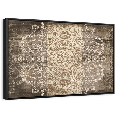 Mandala On Wood