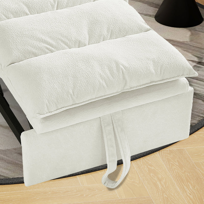 Fauteuil convertible convertible 3-en-1, Beige